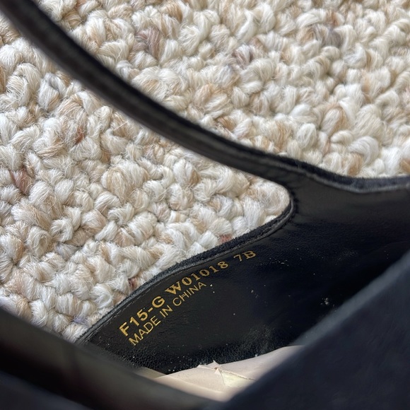 Cole Haan Black Strap Heels - Picture 5 of 8